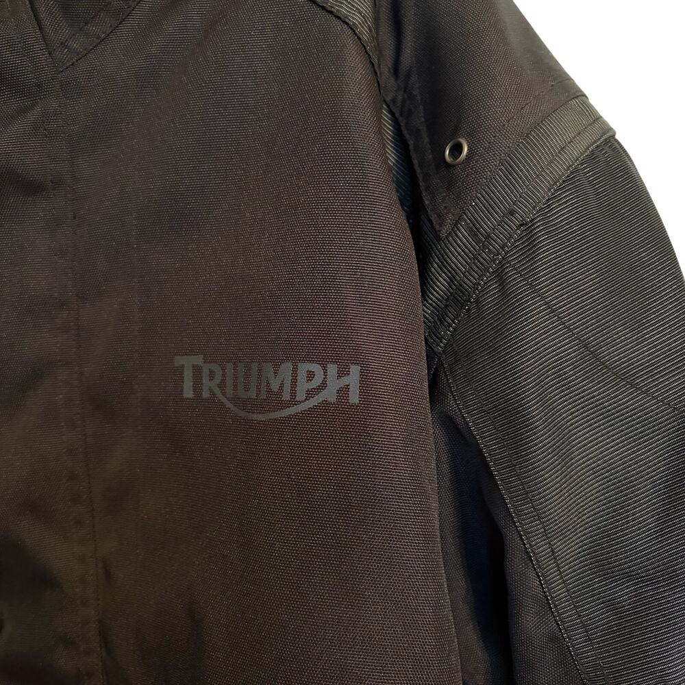 Triumph Tritex Motorcycle Winter Jacket Removable Quilted Lining Pads Men 3XL - Picture 6 of 13